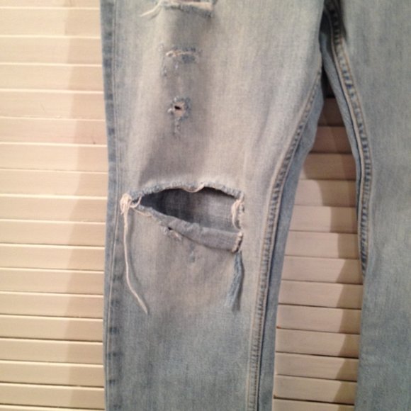 Zara Jeans Zara Woman Premium Collection Ripped Jeans Poshmark